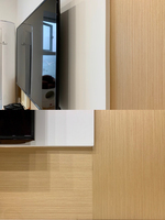 Panneau mural en placage de bois – Vente en gros – Fond de scène TV – Intérieur de restaurant – Design cannelé – Durable – Direct usine