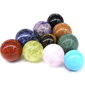 Cristaux de pierres précieuses naturelles en gros de haute qualité Natural1.6 cm 2cm Sphère de cristal - Product Image 6