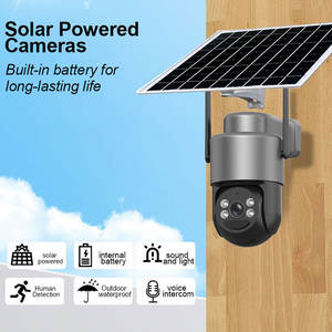 3MP Solar wasserdichte Outdoor-WLAN-Kamera Vollfarb überwachung 4g Home Security Wireless CCTV 360-Grad-Panorama-HD-Kamera - Product Image 6
