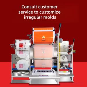 Electric <b>Heat</b> <b>Tray</b> Sealing Machine Tabletop <b>Food</b> Package Machine Easy Operation Fully Automatic <b>Tray</b> Sealing Machine - Product Image 3