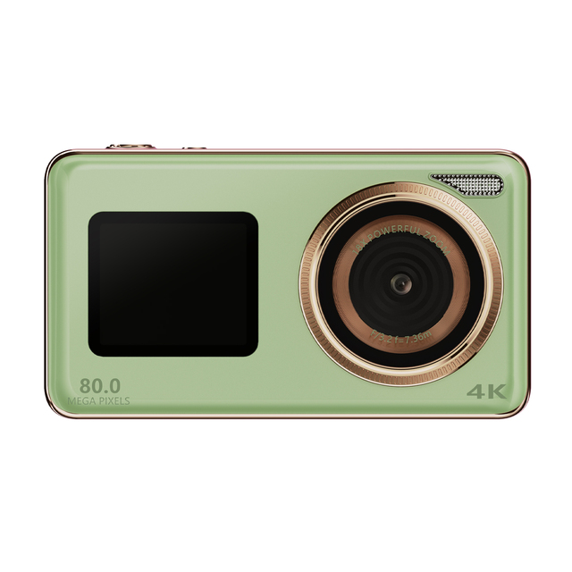 18X Digital Zoom Dual Screen Real 4K FHD Video 80MP Photo Flash LED 2.88 inch LCD Screen EIS WIFI Digital Camera