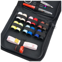 Kit de couture portable écologique simple de 42 pièces, boîte d'accessoires, 30 aiguilles assorties, coffret cadeau de Noël, vente en gros en ligne