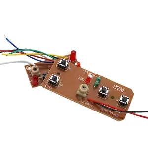 Électronique intelligente jouet bidirectionnel télécommande pcb pour voiture rc 27MHZ circuit sans fil module de télécommande