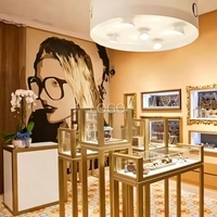 Vitrine de Présentation Rétro pour Accessoires de Mode aux Tons Chaleureux, Solution Personnalisée ODM/OEM pour Partenaires Fortune 500