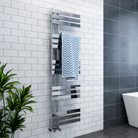 BODE Chrome Serviette plate Radiateur Sèche-serviettes Rack pour salle de bain