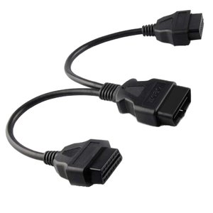 Linkyou OBD 2 Stecker 16-Pin Stecker auf Dual Buchse Y-Splitter Diagnose-Verlängerungskabel Adapter Code-Lesegerät Scan-<span class=keywords><strong>Tools</strong></span> 12-24V - Product Image 1