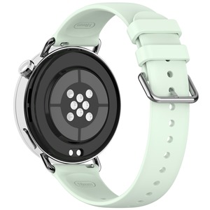 Correa de silicona transpirable de lujo para <span class=keywords><strong>Xiaomi</strong></span> <span class=keywords><strong>Watch</strong></span> S4 41mm y para Huawei GT5 <span class=keywords><strong>Smart</strong></span> <span class=keywords><strong>Watch</strong></span> Mujeres 18mm Correas de reloj de acero inoxidable - Product Image 5