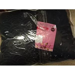 Parure de lit Fabricio King Size 10 pièces en coton jacquard, motif rayé moderne, pour la maison - Product Image 6