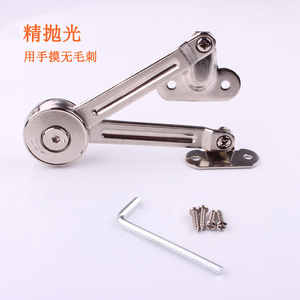Tige de support réglable pour armoire en alliage de zinc avec mécanisme d'arrêt flexible pour portes d'armoires, installation facile - Product Image 1