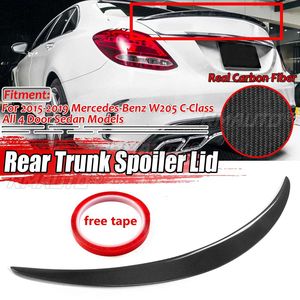 สปอยเลอร์หลังคาร์บอนไฟเบอร์สำหรับรถยนต์ Mercedes Benz W205 C300 C400 4MATIC ปี 2015-2017 รุ่นใหม่ W205 - Product Image 1