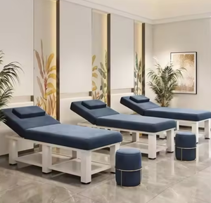 Lit de massage haut de gamme en bois massif avec fonctionnalités de massage multifonctionnel et de thérapie de réglage osseux de médecine traditionnelle chinoise - Product Image 3
