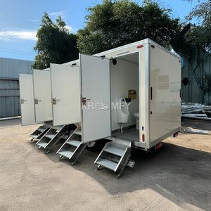 Caravane de camping 2025, salle de bain portable, toilettes de plein air, douche, remorque de luxe avec roues à vendre - Product Image 2