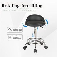 Tabouret de bar de luxe en acier inoxydable, chaise pivotante haute moderne et minimaliste, usage commercial, pour réception et caisse