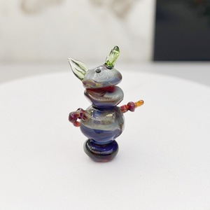 จี้แก้วเคลือบสี Shiji Niangniang สร้อยคอแก้ว ของที่ระลึก Nezha ของขวัญน่ารัก ของขวัญวันวาเลนไทน์ ทำด้วยมือ - Product Image 1