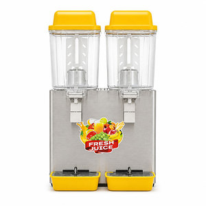 Machine à boissons froides commerciale 16L, distributeur de jus, machine à slush à trois réservoirs pour les boutiques de desserts - Product Image 2