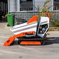 Sofort Lieferbar: Changfa Benzinmotor 6PS Mini-Dumper Raupenlader Traktor mit Getriebe, Hocheffizient, zum Verkauf