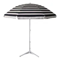 Продвижение ветрозащитный полосатый зонтик Пляжный зонтик с наклоном