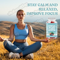 Vitahealthy OEM/ODM, usine de fabrication de produits de santé en marque privée, fournit des gummies anti-stress 6 en 1 pour rester calme et détendu