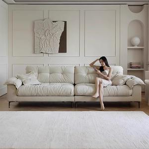 Canapé moderne italien <span class=keywords><strong>HTL</strong></span> Tall Cloud avec tissu extensible résistant aux rayures pour villa ou appartement - Product Image 1