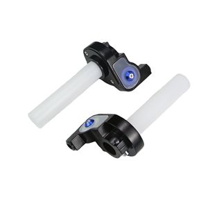 <span class=keywords><strong>Poignée</strong></span> d'accélérateur universelle haute performance noire et bleue 22 mm Quick Twister en aluminium 7/8 pouces pour moto tout-terrain - Product Image 3