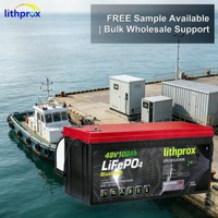 Batterie LiFePO4 Chauffée 51.2V 100AH 5KW Grade A 6000+ Cycles Cycle Profond Marine Smart BMS RS485 Prise Anderson CE RoHS IP67 OEM ODM