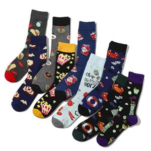 הסיטונאי בתפזורת כיף טקילה פופקורן סופגניות גרביים unisex funky חידוש מצחיק צוות כותנה מזדמנים מזדמן. סדר 10 זוגות - Product Image 1