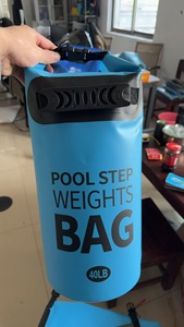 Sacs lestés robustes pour échelle de piscine avec grande poignée, sacs de sable en PVC étanches pour la stabilité des marches de piscine sous-marines - Product Image 4