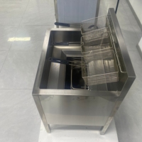 Friteuse électrique commerciale Hansu 45L à double température avec affichage numérique 15000W et contrôle de la température – Équipement de restauration professionnelle