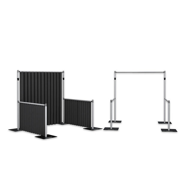 Newest Custom Adjustable 10x10 Trade Show Booth Exhibition Booth Heavy Duty Backdrop Stand Pipe and Drape