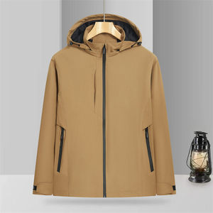 Outdoor Windproof <b>Waterproof</b> <b>Jacket</b> Unisex Contrast Binding Technical Apparel - Product Image 4