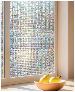 Film <span class=keywords><strong>d</strong></span>écoratif pour fenêtre en <span class=keywords><strong>PVC</strong></span> moderne, épaissi, coloré, arc-en-ciel, teinté, bloquant les UV, protection contre la chaleur, adhésif statique, couverture de fenêtre pour l'intimité - Product Image 6