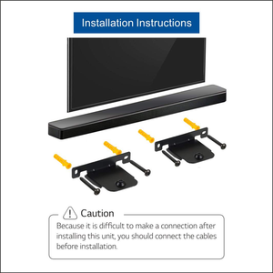 Lắp Đặt Giá Đỡ Phù Hợp Với Đối Với LG <span class=keywords><strong>Soundbar</strong></span> Gắn Kết, LG SPK8 SK4D SK8Y SK8 SK7Y SK6Y SK5Y SH5B SH2 SH4 SH7 SJ2 Âm Thanh Bar Wall <span class=keywords><strong>Mount</strong></span> - Product Image 5