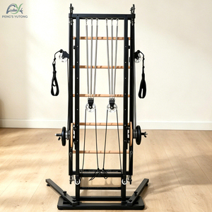 Équipement <span class=keywords><strong>de</strong></span> Pilates en bois <span class=keywords><strong>de</strong></span> qualité supérieure pour <span class=keywords><strong>salle</strong></span> <span class=keywords><strong>de</strong></span> <span class=keywords><strong>sport</strong></span> à domicile professionnelle et pour un remodelage corporel complet - Reformers <span class=keywords><strong>de</strong></span> Pilates - Product Image 1