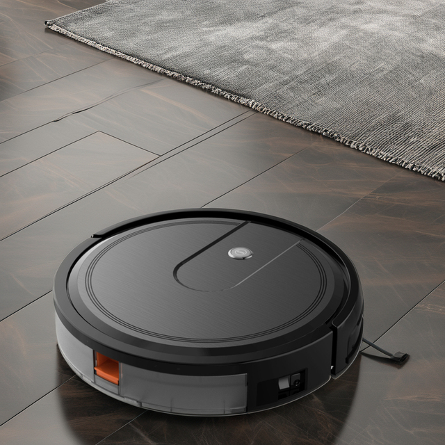 3 in 1 High-Tech Robot Vacuum Cleaner GYRO Navigation for Household Hotel Garage Wet & Dry Sweeping & Mopping Battery Powered