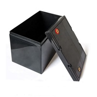 Boîtier de batterie LiFePO4 12V 70Ah DIY vide avec bornes M6/M8 et poignée pour stockage d'énergie solaire, camping-car et applications marines