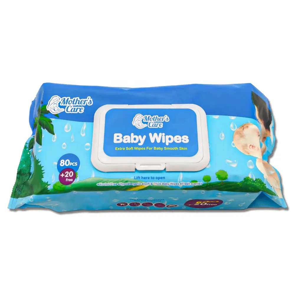 New Arrival Pure Water Baby Wipes Organic Bamboo Fiber Wet Wipes For Baby Cleaning