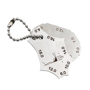 2 Stks/set Rvs Lassen <span class=keywords><strong>Gauge</strong></span> Hoeklas Tee Joint Lassen <span class=keywords><strong>Gauge</strong></span> Keel Diepte Been Lengte <span class=keywords><strong>Gauge</strong></span> Lasser Inspectie Heerser