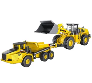 Hot Bán Huina Hợp Kim 1:50 Loader Dump Đơn Vị Mô Phỏng Kỹ Thuật Xe Diecast Máy Xúc Tĩnh Nhà Nước Trẻ Em Đồ Chơi