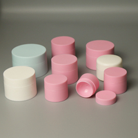 Pots en plastique PP personnalisés avec couvercle à vis, 10g-30g, contenants cosmétiques vides pour soins de la peau, crème pour les yeux et gommage pour les lèvres