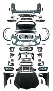 Personalizar de fábrica para <span class=keywords><strong>BMW</strong></span> <span class=keywords><strong>X5</strong></span> F15 2014-2018 actualización a 2025 X5M G05 estilo Bodykit Non Cut Facelift LED faro accesorios de coche - Product Image 6