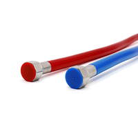 Tuyau de douche flexible en acier inoxydable durable, haute pression, ondulé, design moderne, accessoire de salle de bain imperméable