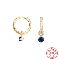 Boucles d'oreilles clous en argent sterling S925 serties de perles, motif animalier, tendance, style INS, luxe léger, vente transfrontalière Europe-Amérique