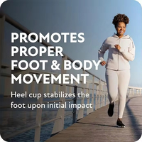 Semelles intérieures en gel PU haute performance pour athlètes, coussinets de pied complets, soutien de la voûte plantaire, absorption de la transpiration, légères et stables, pour le sport