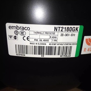 Compresseur Embraco NEU2178GK 220-240V 50Hz avec protection thermique pour équipement frigorifique - Product Image 3