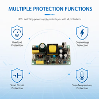 PS-15 LEYU Open Frame Switching Power Supply 15W 5V/12V/15V/24V AC-DC untuk Otomasi Industri dengan Sertifikasi CE ROHS