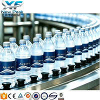 Nouvelle ligne de production d'eau en bouteille Peak, machine d'embouteillage d'eau minérale, machine de remplissage automatique de bouteilles, machine d'emballage de boissons