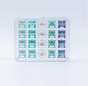 GATERON Probador de Interruptores Magnéticos HE, Versión de Muestra Premium, Acrílico Transparente, Bandeja de 20 Piezas para Teclado Mecánico - Product Image 2