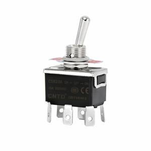 Interrupteur à bascule CNTD Changde C523A C5R23A 6 broches 3 positions à verrouillage automatique et réinitialisation 15A - Product Image 5