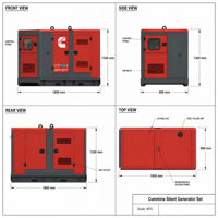 Générateur diesel super silencieux à prix avantageux, 20KW 25KVA, alternateur sans balais, 50Hz/60Hz, 220V/400V, ATS, utilisation domestique et hôtelière