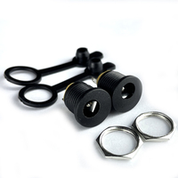DC 5521/5525 5. 5X2.5x. 1/2mm 3 broches mâle à femelle connecteur DC022 étanche pour alimentation/prise/prise